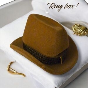 Cowboy Hat Ring Box